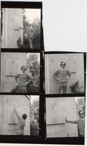 JM outside his studio at Kingston. Circa 1970